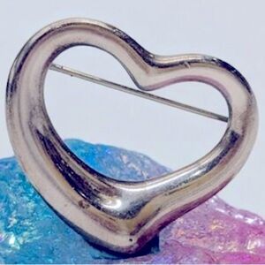 Tiffany & Co. Elsa Peretti Open Heart Pin